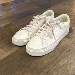 Nike White and Gray Athletic Shoes